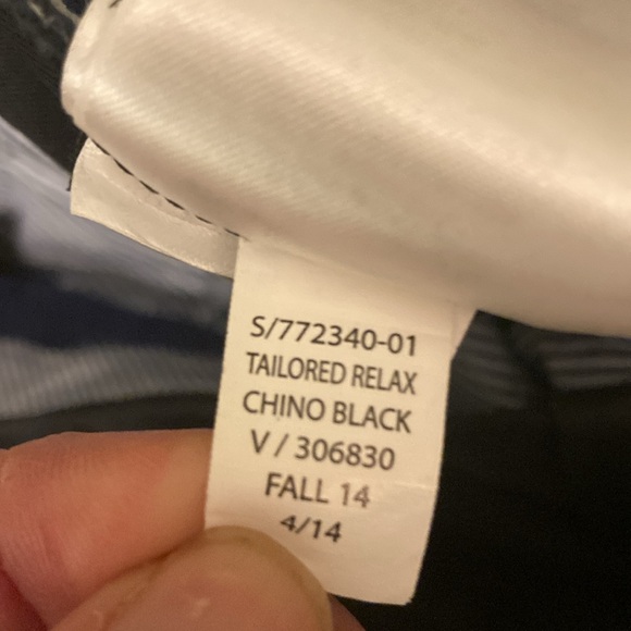 Gap Very Dark Blue Tailored Relaxed Fit Men’s Trousers or Pants Like New 31 X 34 - Picture 9 of 9